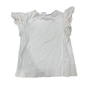 Zara cream top with fun sleeve